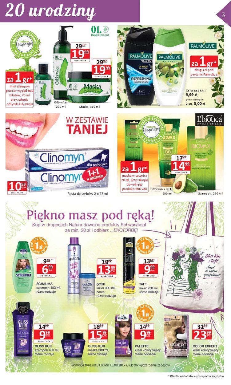 Gazetka promocyjna Drogerie Natura str. 3