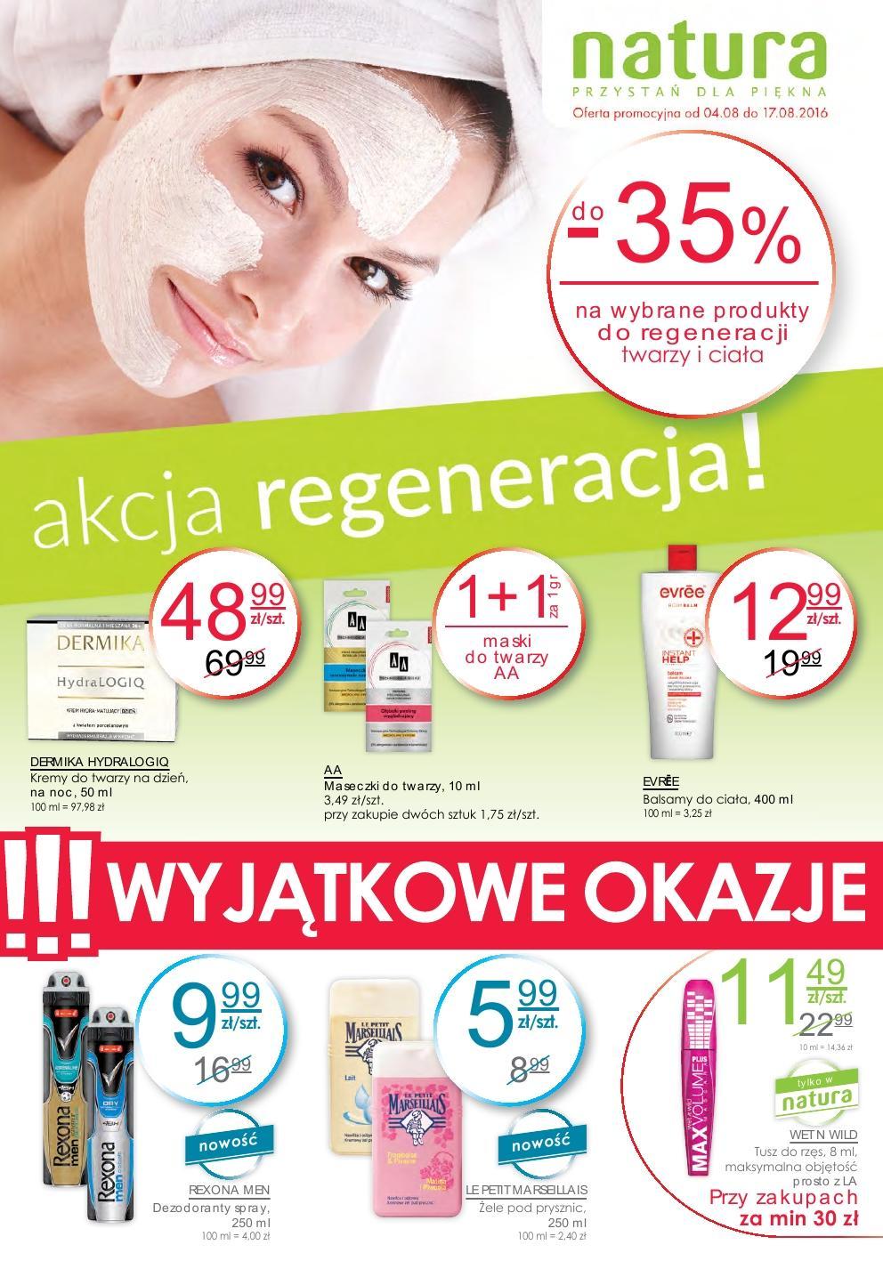 Gazetka promocyjna Drogerie Natura str. 1