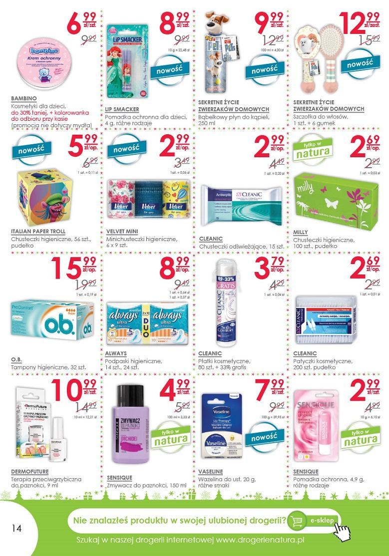 Gazetka promocyjna Drogerie Natura str. 14