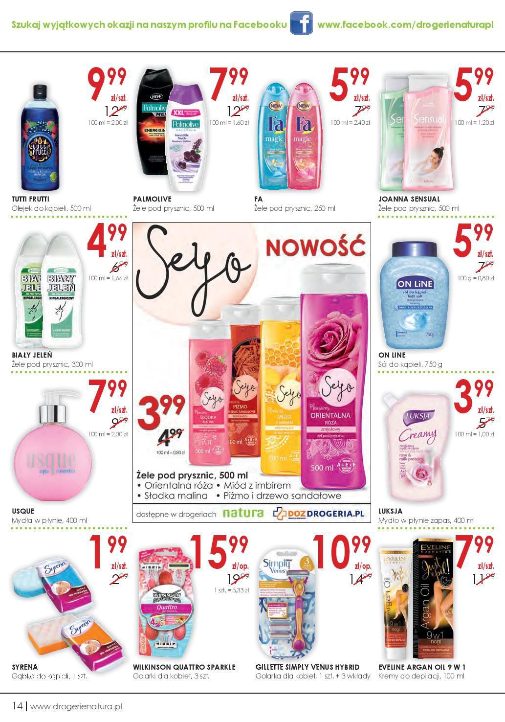 Gazetka promocyjna Drogerie Natura str. 14