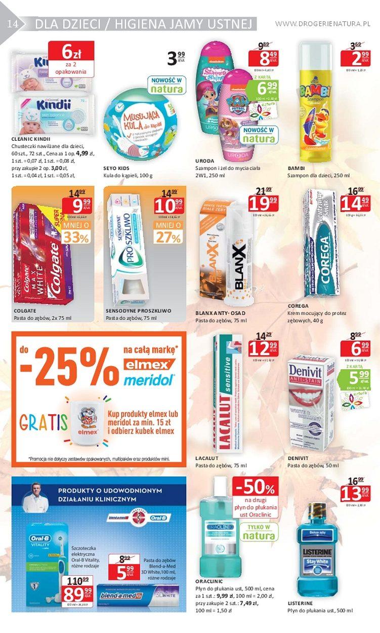 Gazetka promocyjna Drogerie Natura str. 14