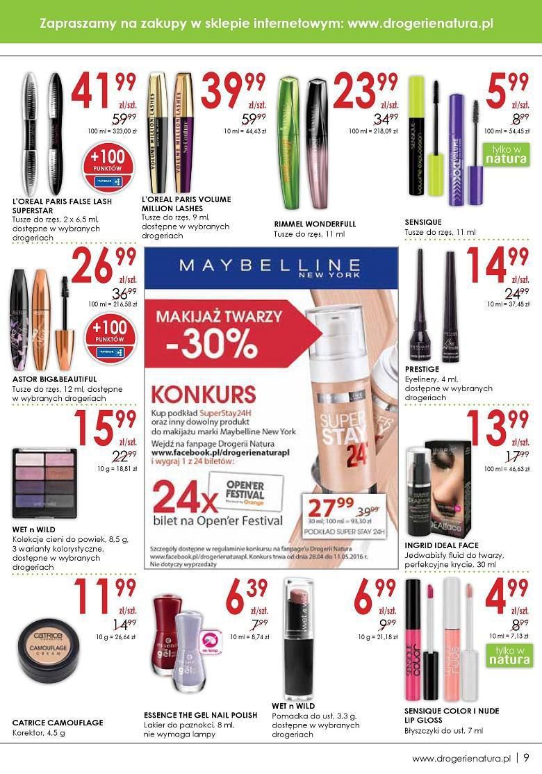 Gazetka promocyjna Drogerie Natura str. 9