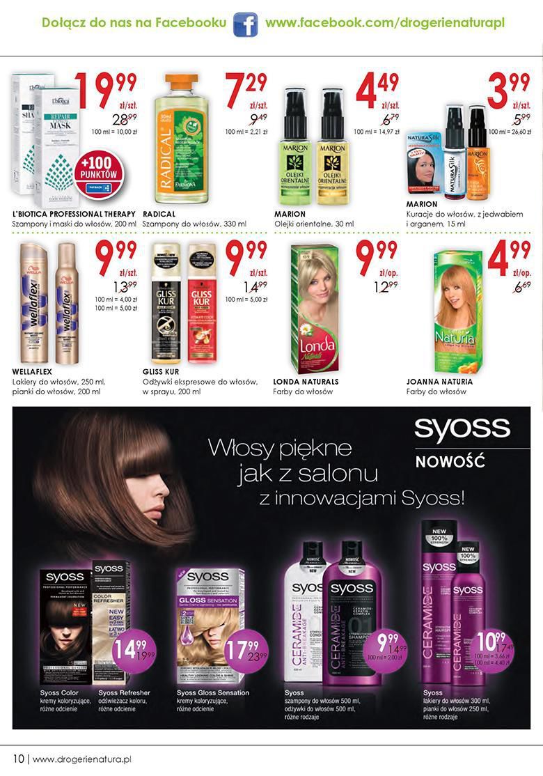 Gazetka promocyjna Drogerie Natura str. 10