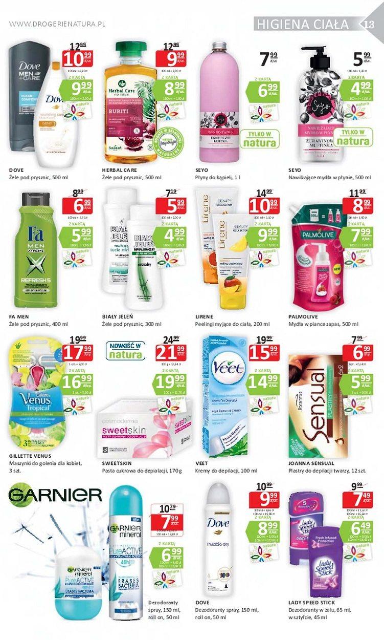 Gazetka promocyjna Drogerie Natura str. 13