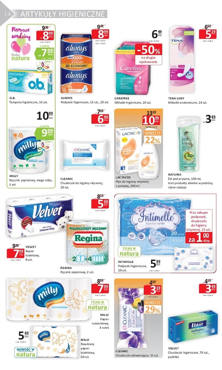 Gazetka promocyjna Drogerie Natura str. 14