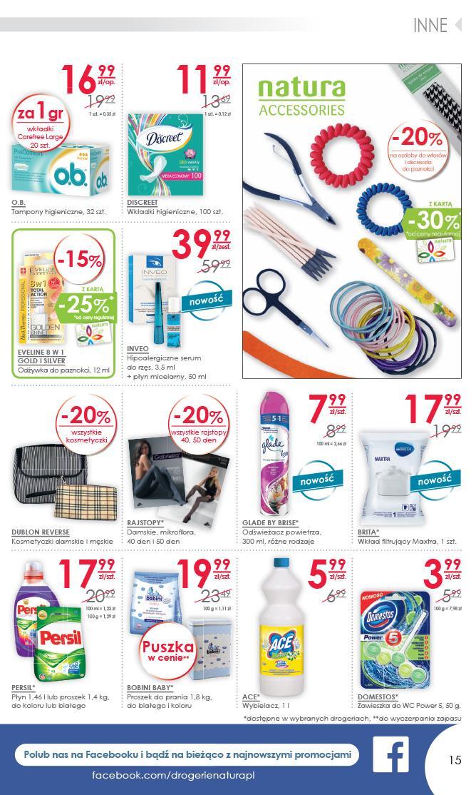 Gazetka promocyjna Drogerie Natura str. 15