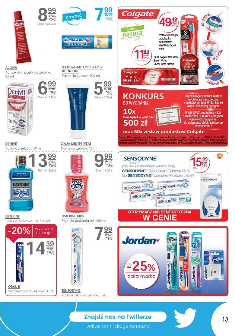 Gazetka promocyjna Drogerie Natura str. 13