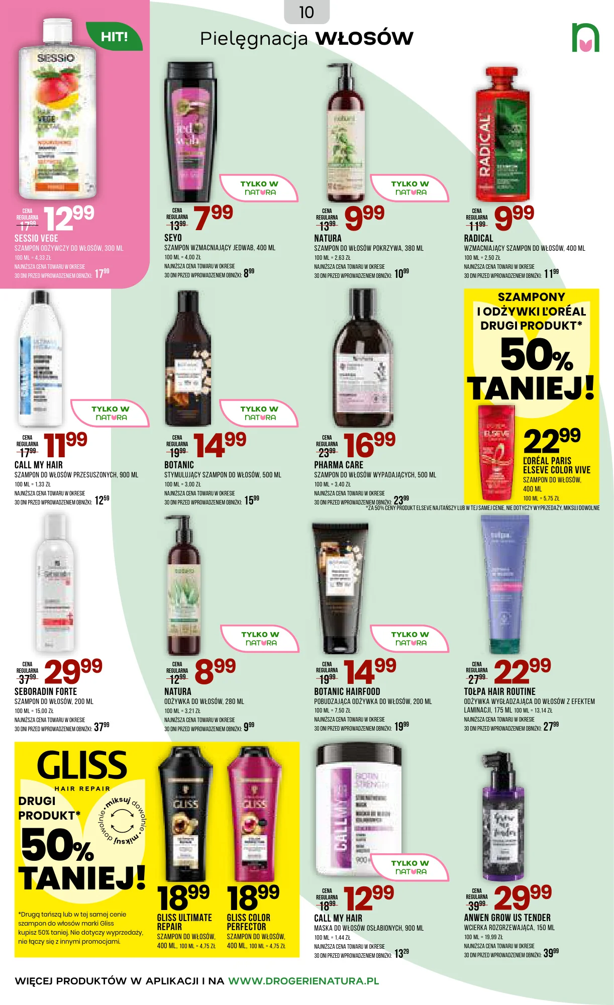 Gazetka promocyjna Drogerie Natura str. 10