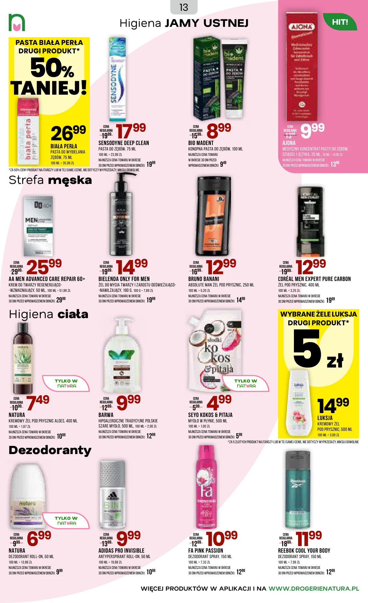 Gazetka promocyjna Drogerie Natura str. 13