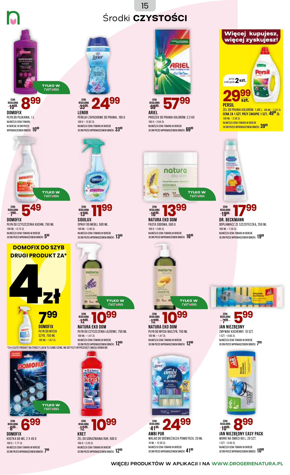 Gazetka promocyjna Drogerie Natura str. 15