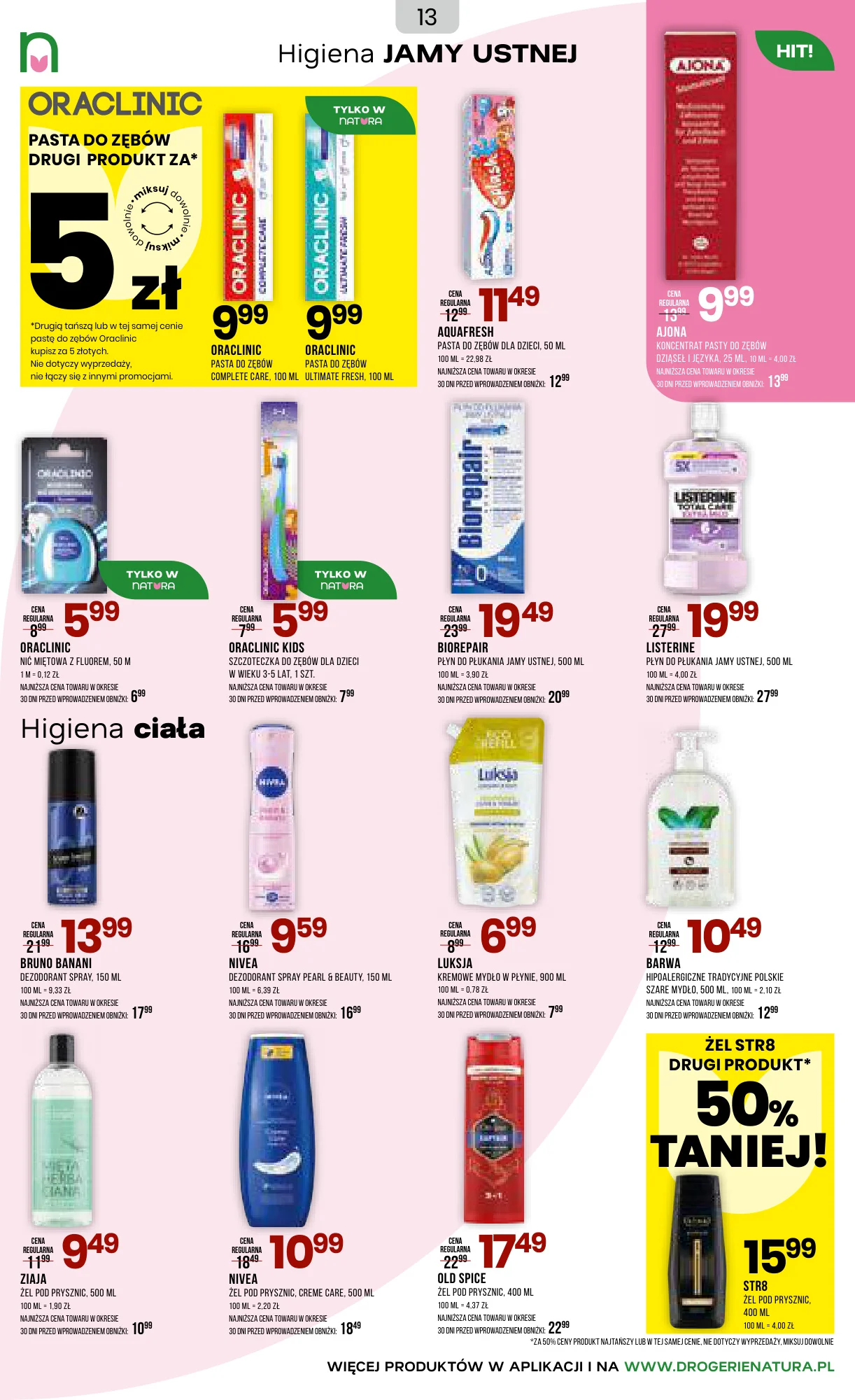 Gazetka promocyjna Drogerie Natura str. 13