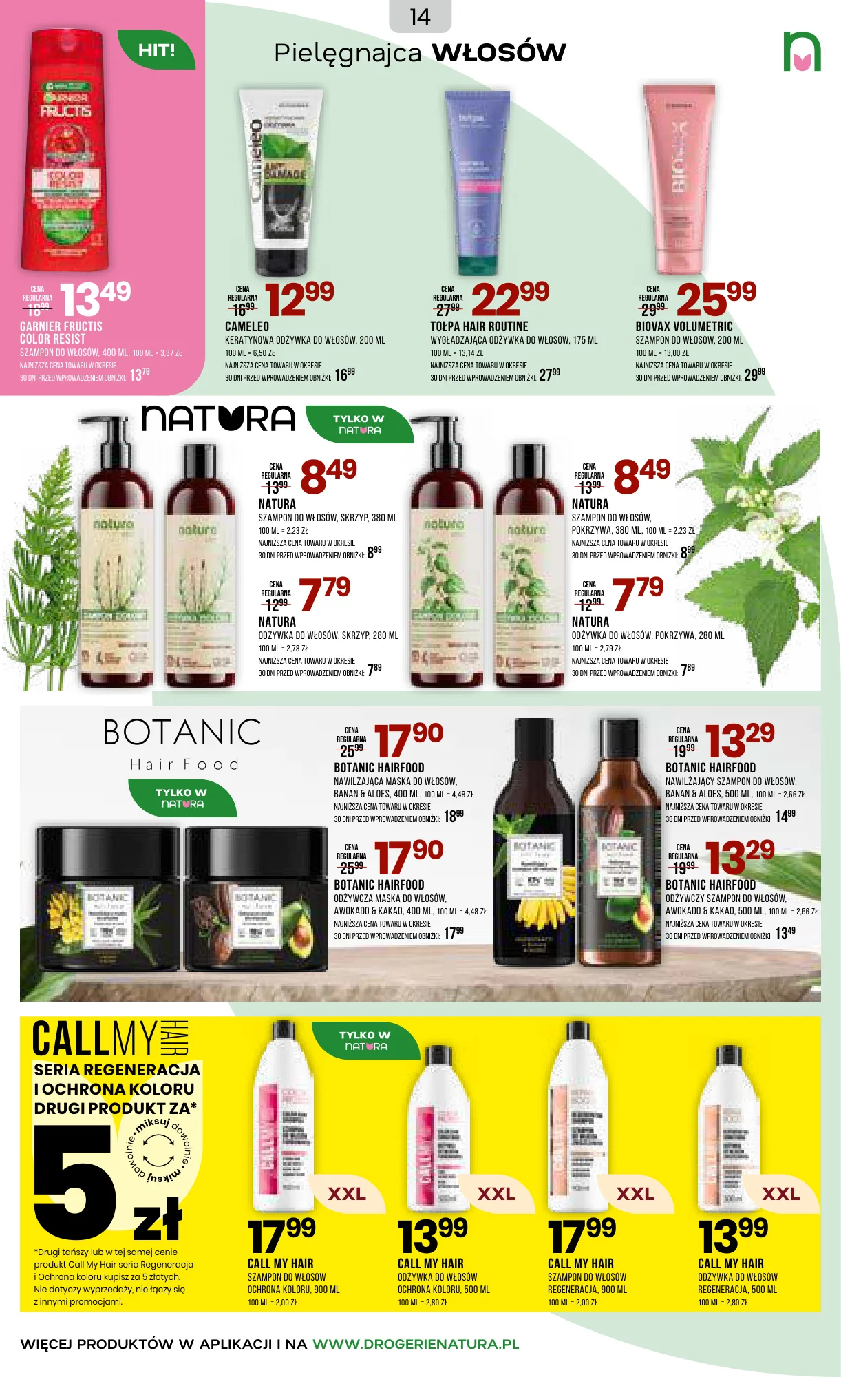 Gazetka promocyjna Drogerie Natura str. 14