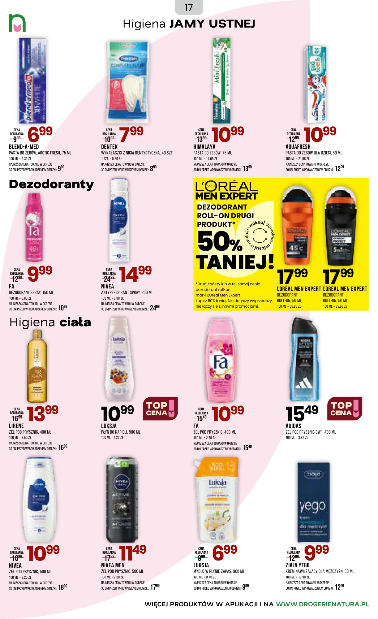 Gazetka promocyjna Drogerie Natura str. 17