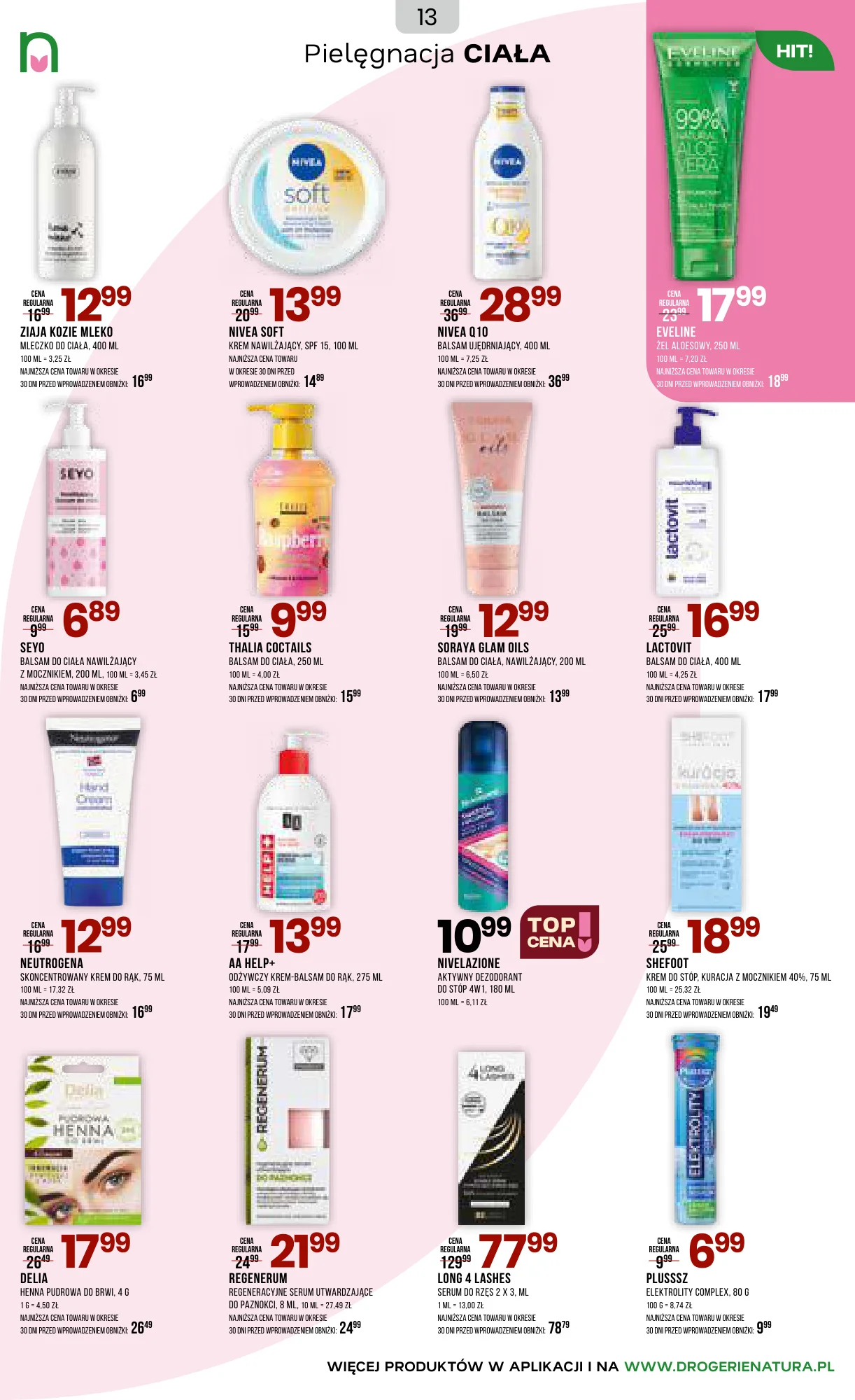 Gazetka promocyjna Drogerie Natura str. 13