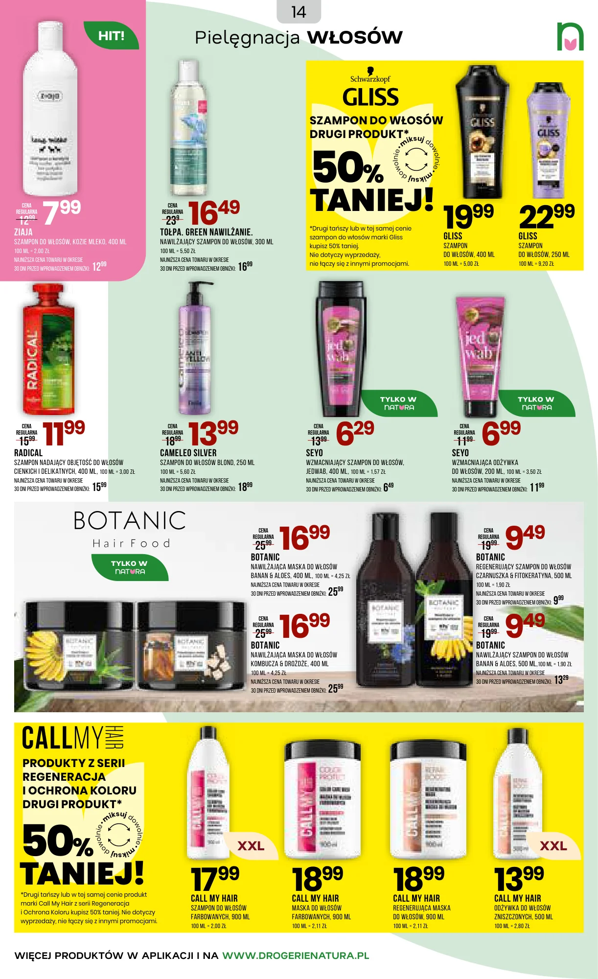 Gazetka promocyjna Drogerie Natura str. 14