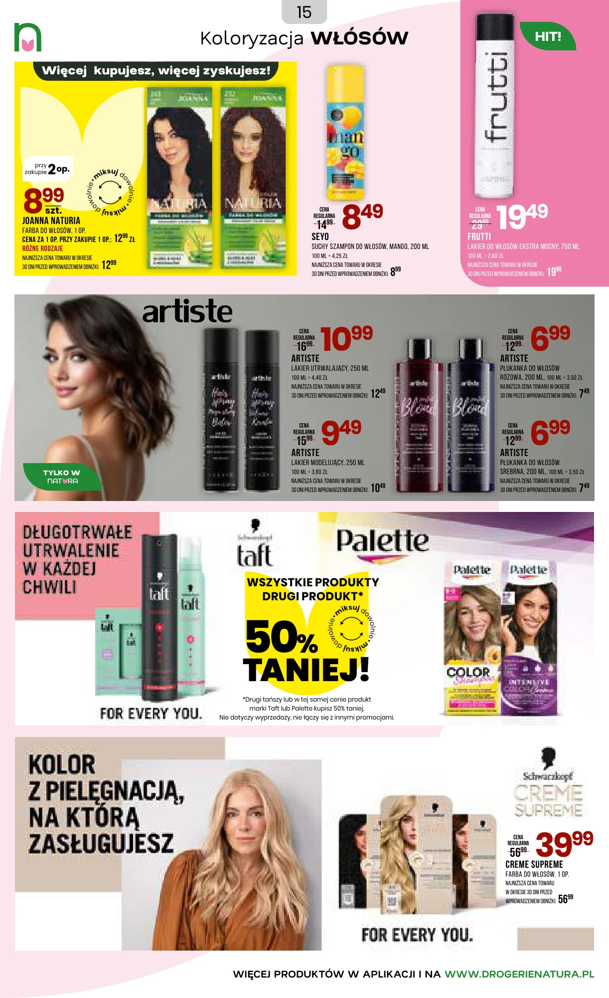 Gazetka promocyjna Drogerie Natura str. 15