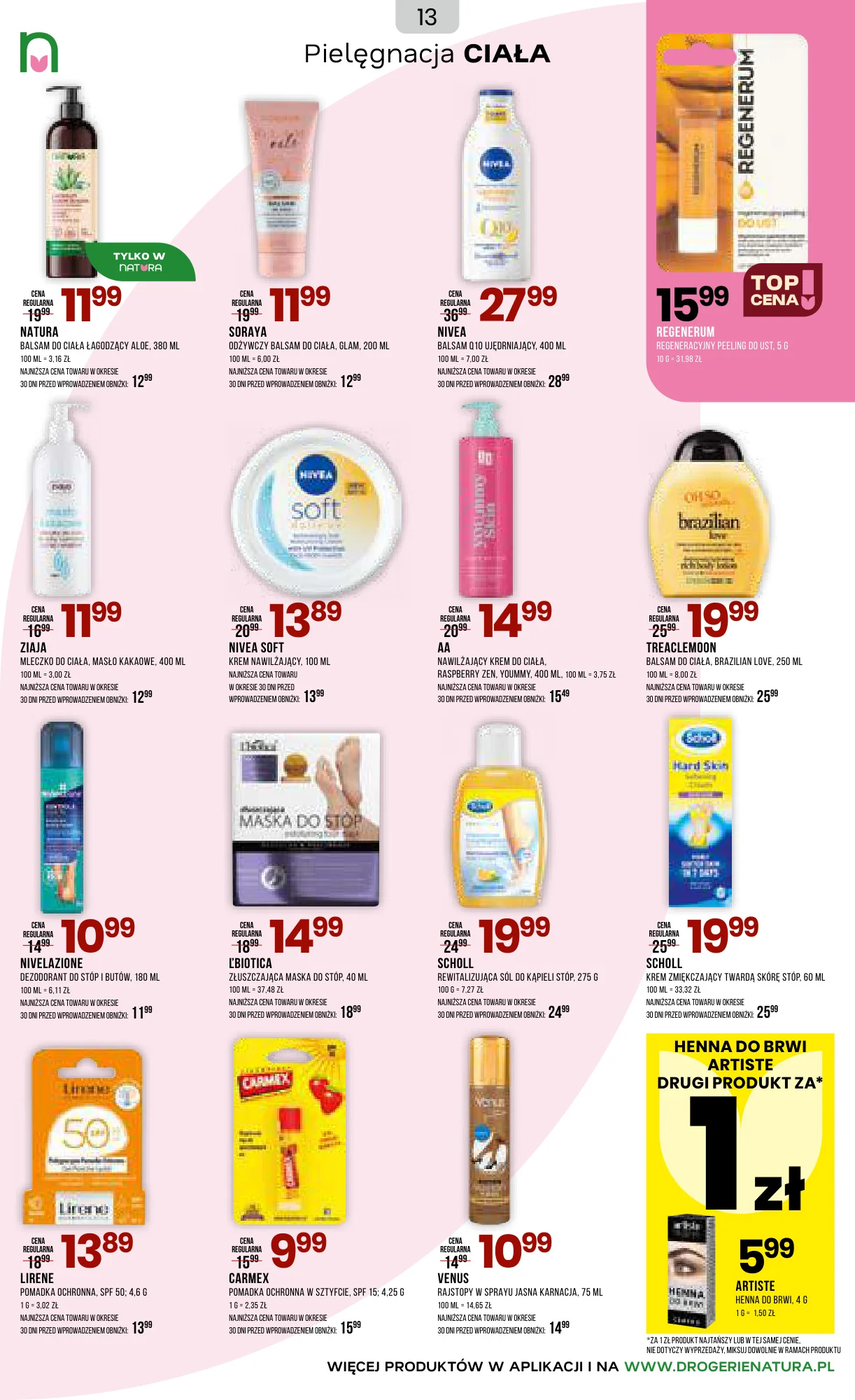 Gazetka promocyjna Drogerie Natura str. 13