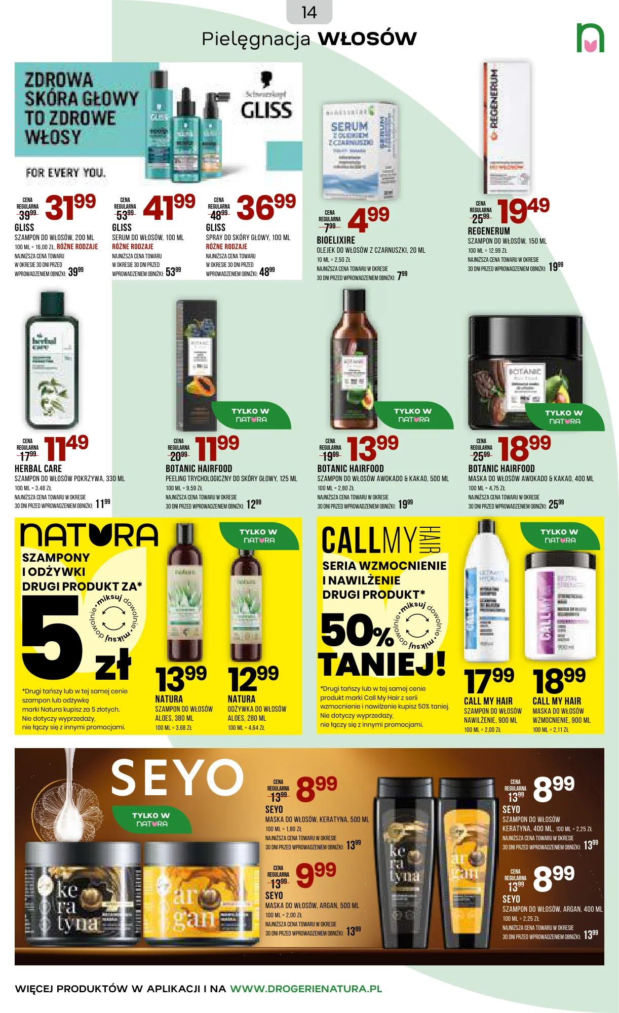 Gazetka promocyjna Drogerie Natura str. 14
