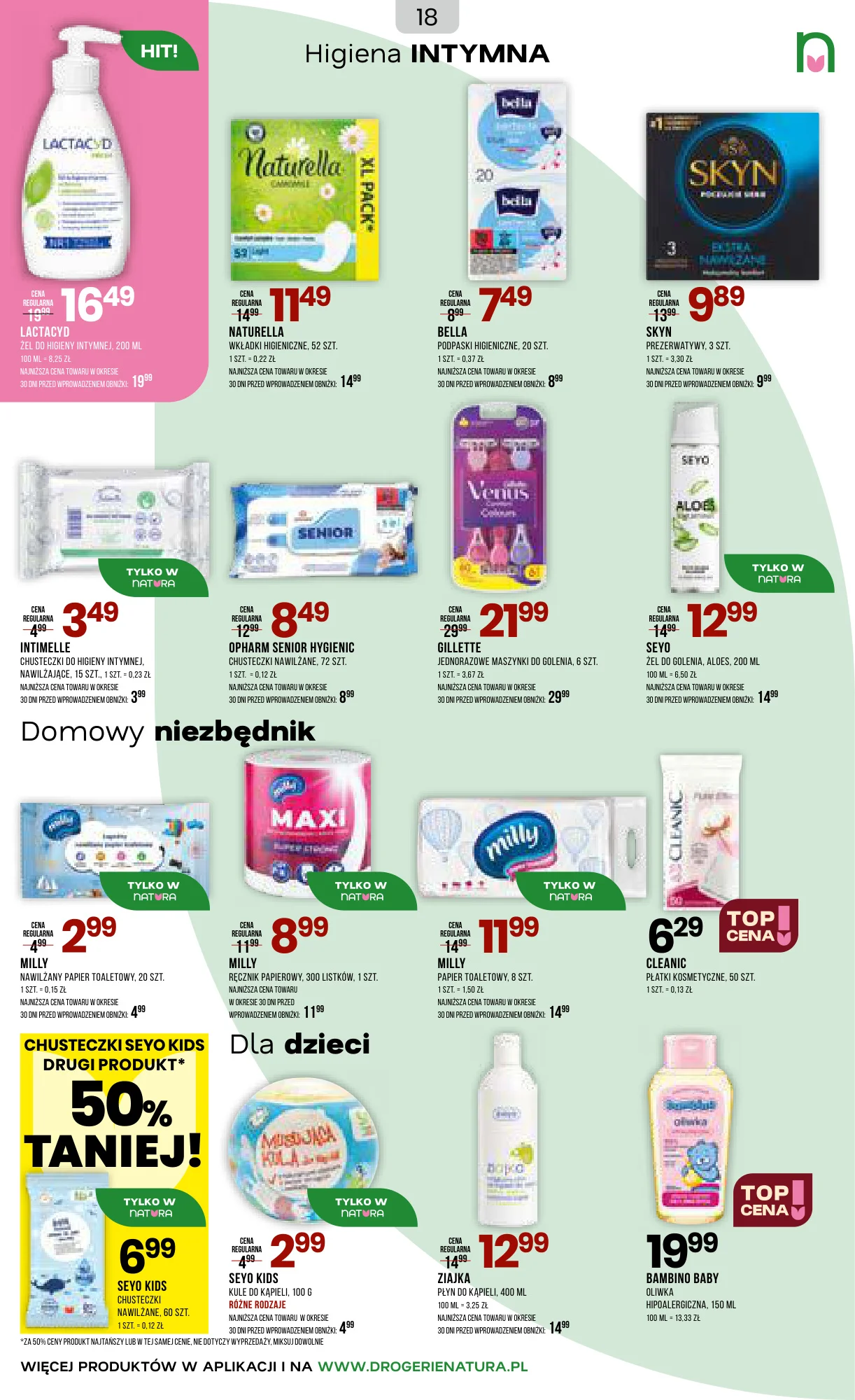Gazetka promocyjna Drogerie Natura str. 18