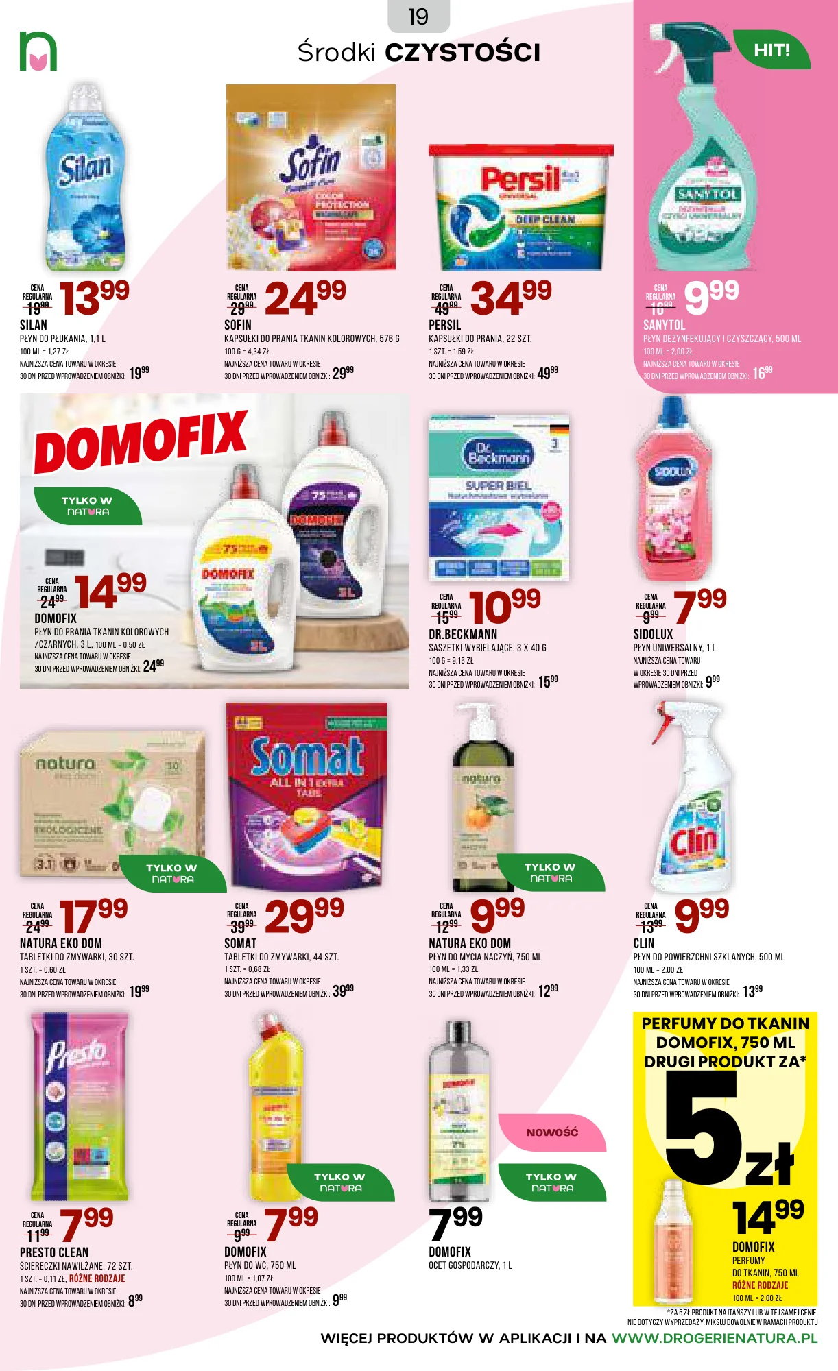 Gazetka promocyjna Drogerie Natura str. 19