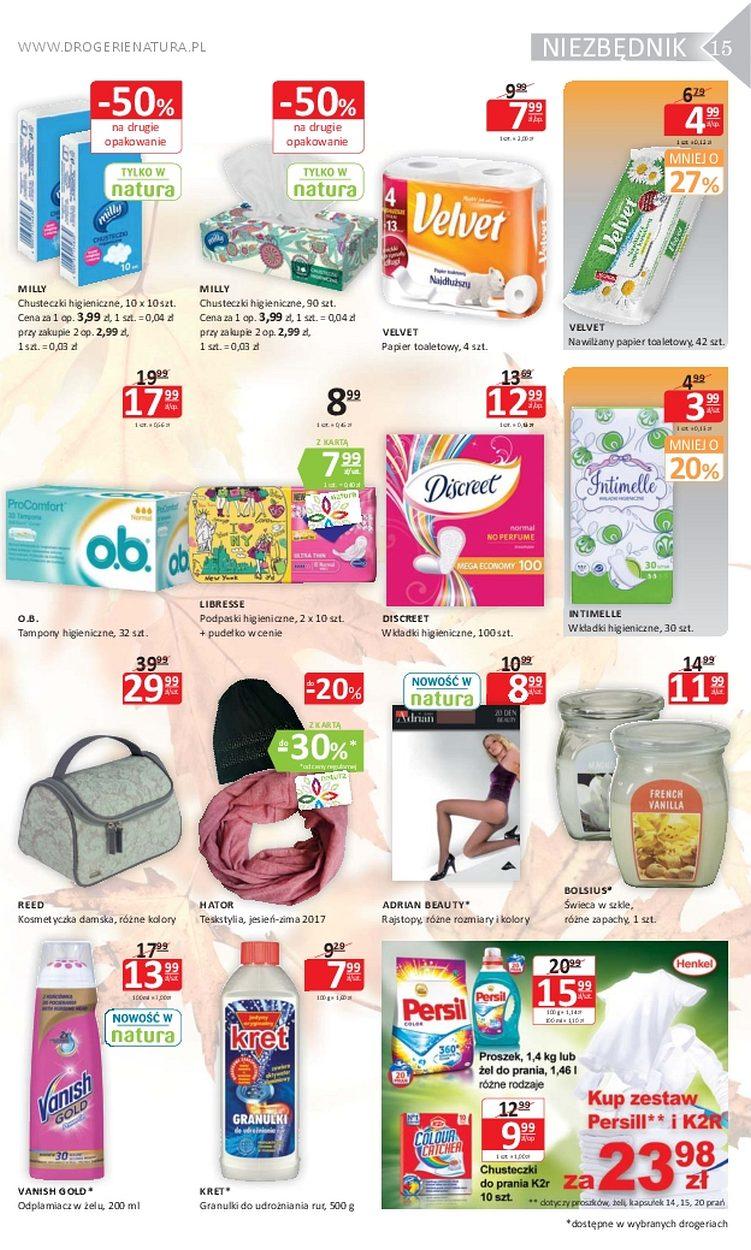 Gazetka promocyjna Drogerie Natura str. 15