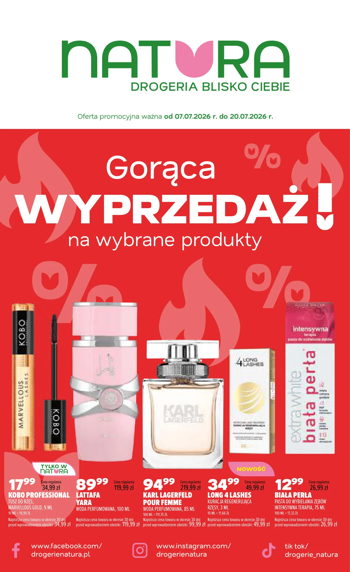 Gazetka promocyjna Drogerie Natura str. 1