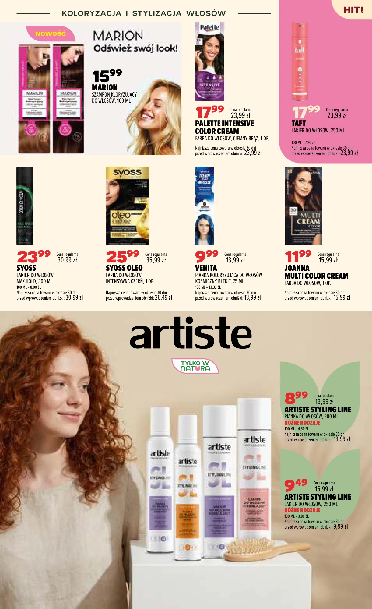 Gazetka promocyjna Drogerie Natura str. 15