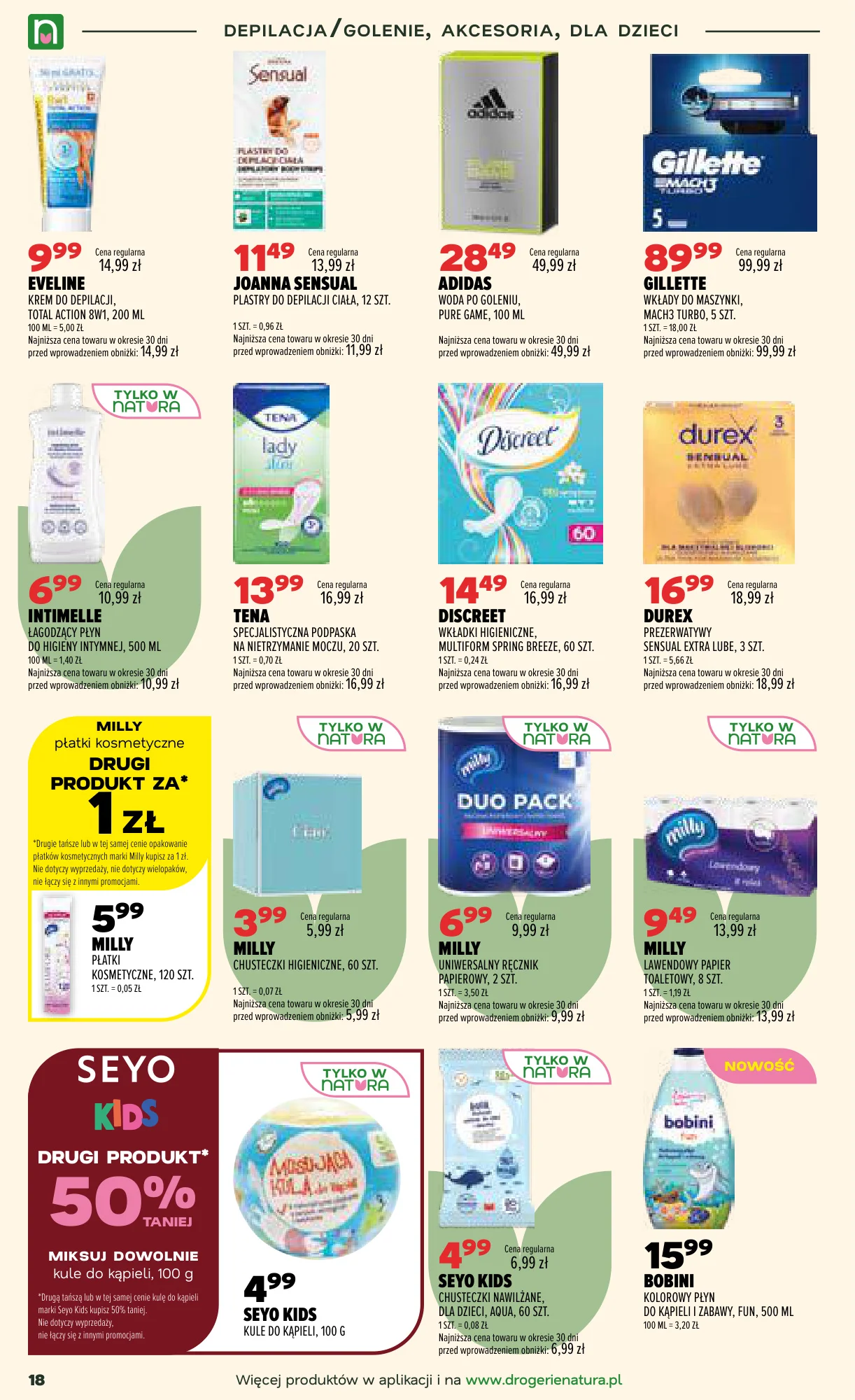 Gazetka promocyjna Drogerie Natura str. 18