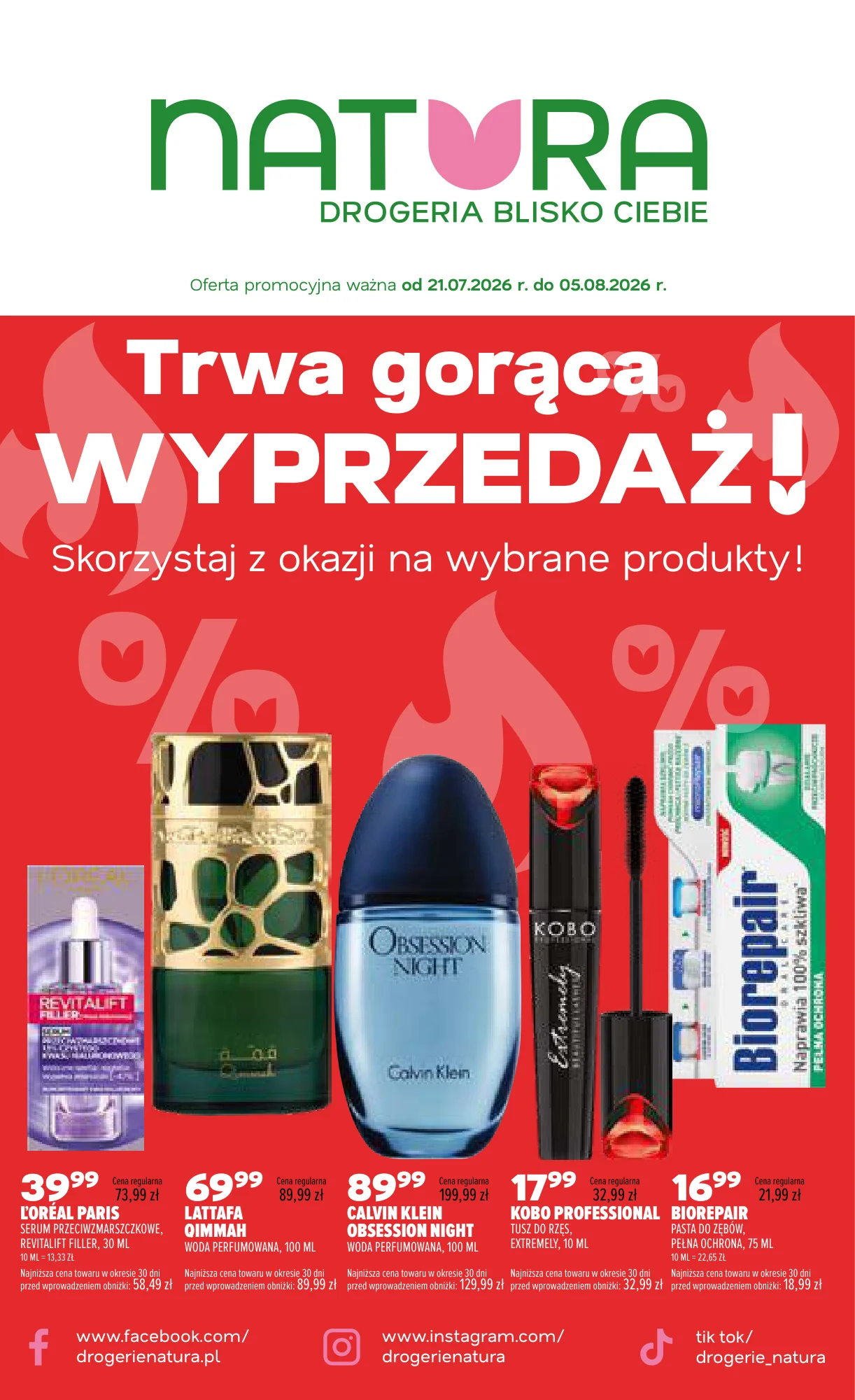 Gazetka promocyjna Drogerie Natura str. 1