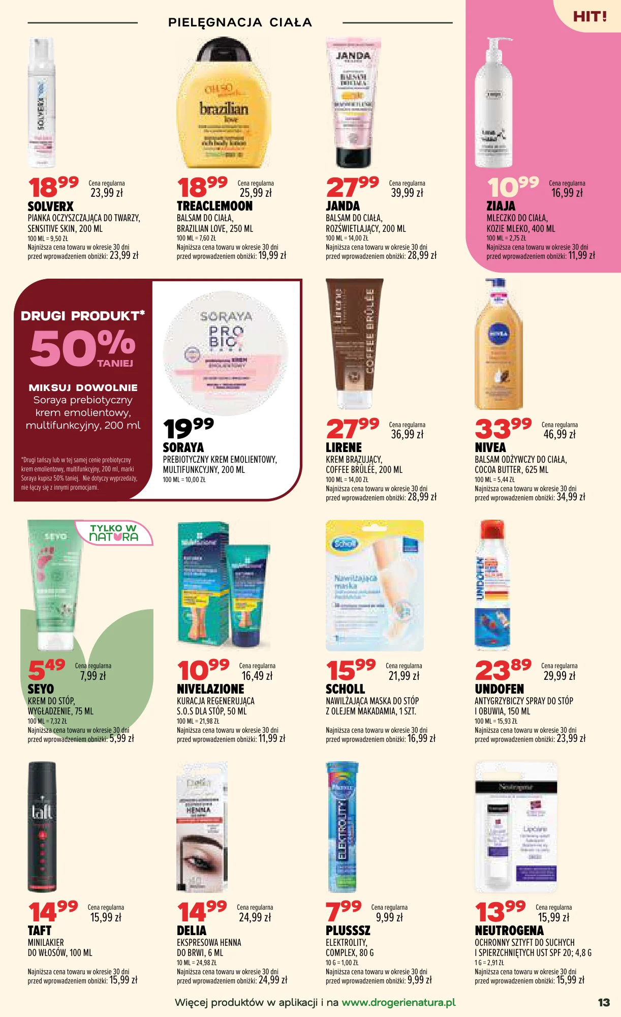 Gazetka promocyjna Drogerie Natura str. 13