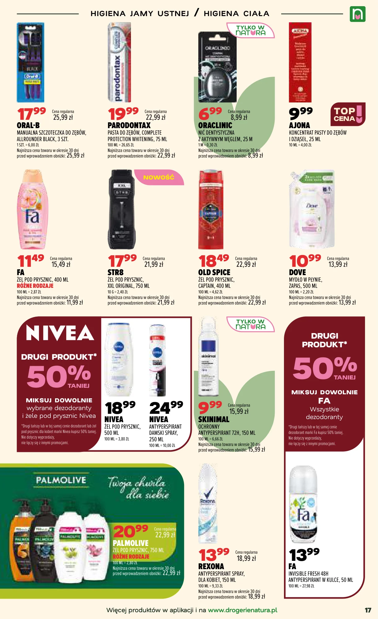 Gazetka promocyjna Drogerie Natura str. 17