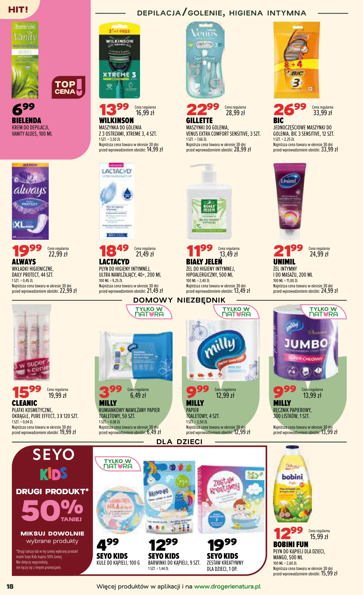 Gazetka promocyjna Drogerie Natura str. 18