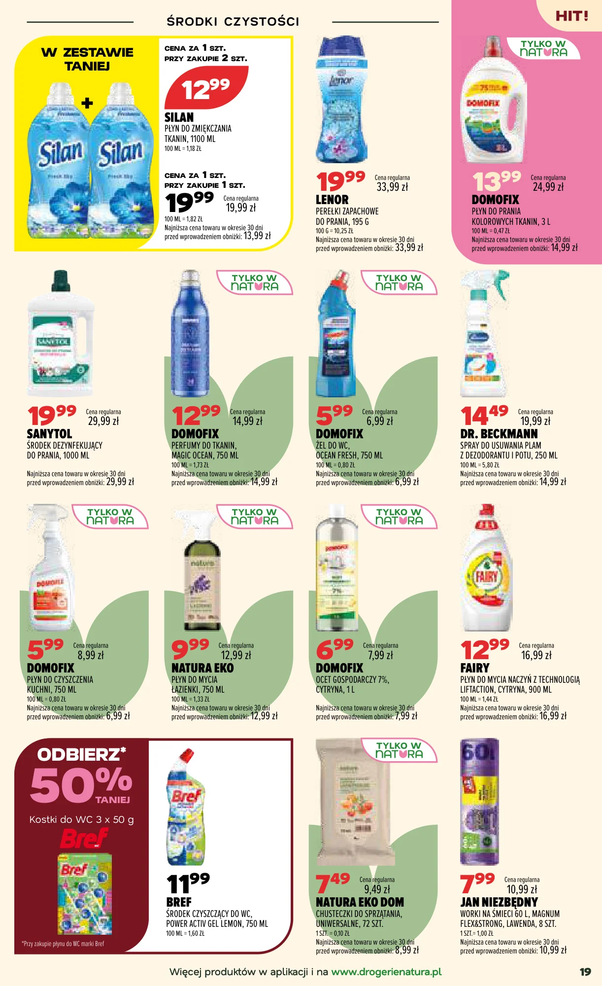 Gazetka promocyjna Drogerie Natura str. 19