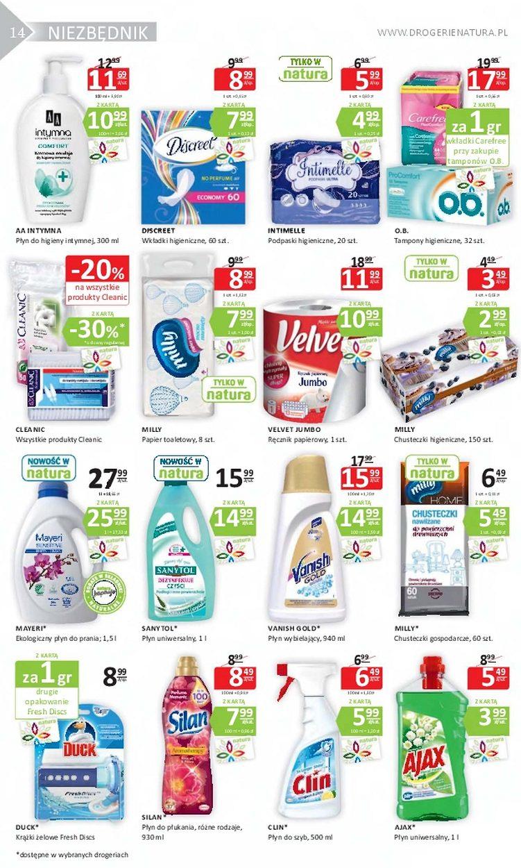 Gazetka promocyjna Drogerie Natura str. 14