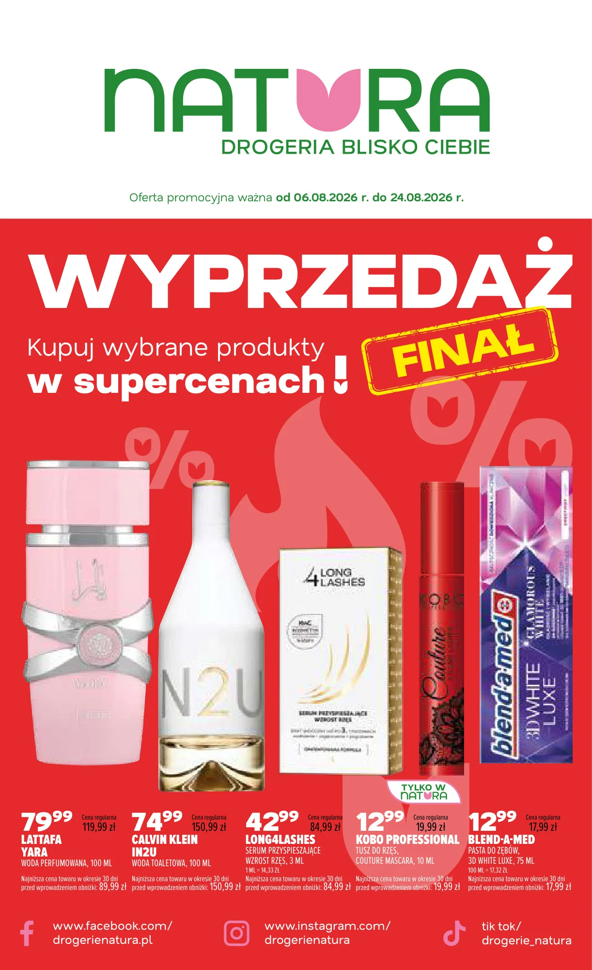 Gazetka promocyjna Drogerie Natura str. 1