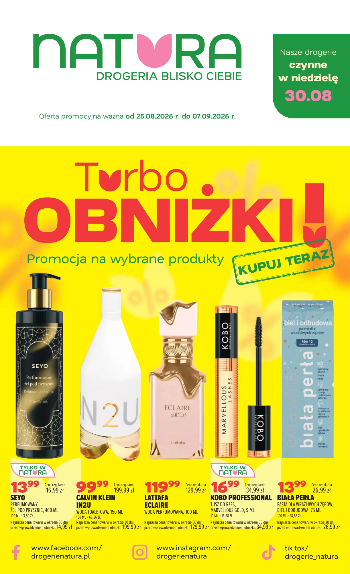 Gazetka promocyjna Drogerie Natura str. 1