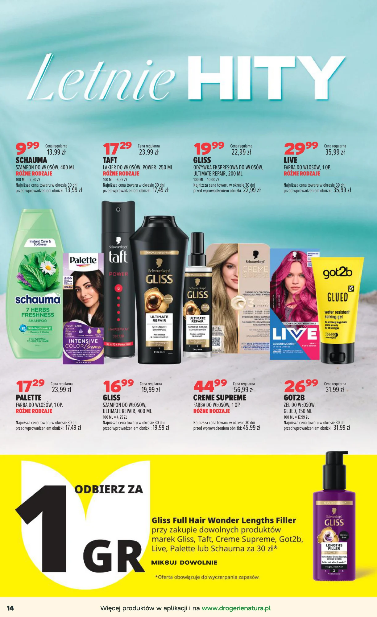 Gazetka promocyjna Drogerie Natura str. 14