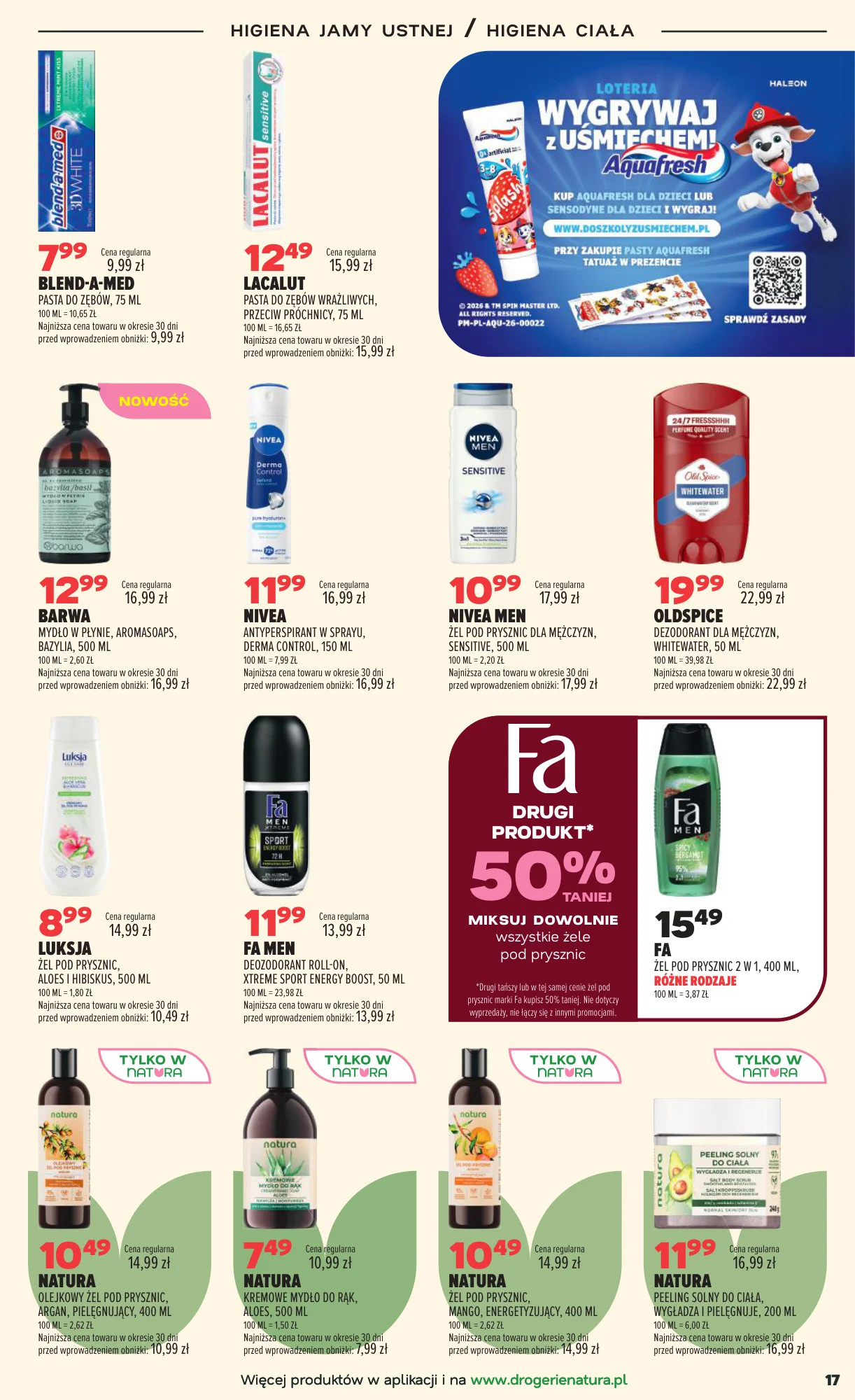 Gazetka promocyjna Drogerie Natura str. 17