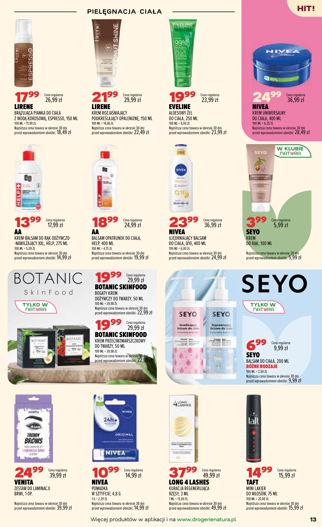 Gazetka promocyjna Drogerie Natura str. 13
