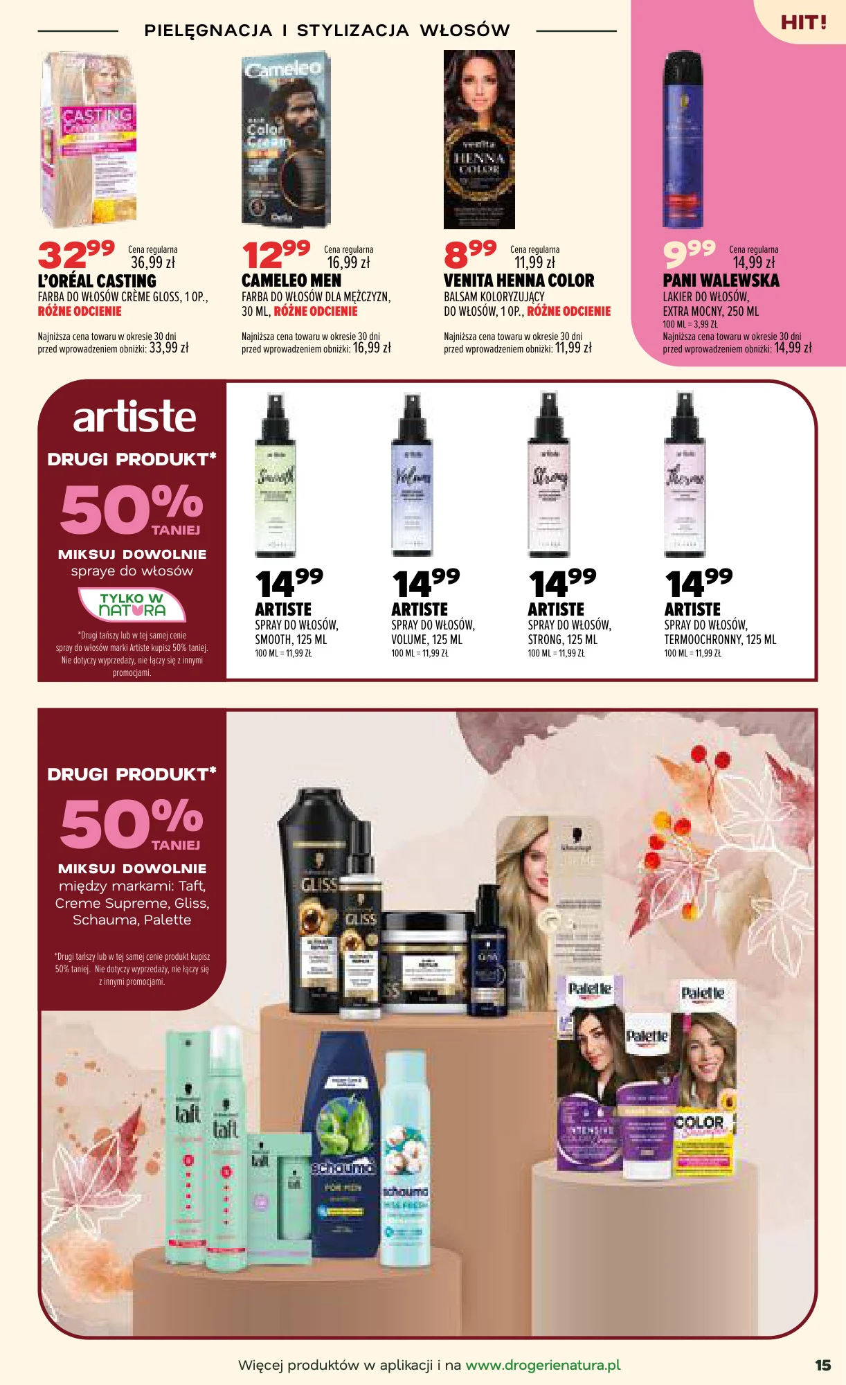 Gazetka promocyjna Drogerie Natura str. 15