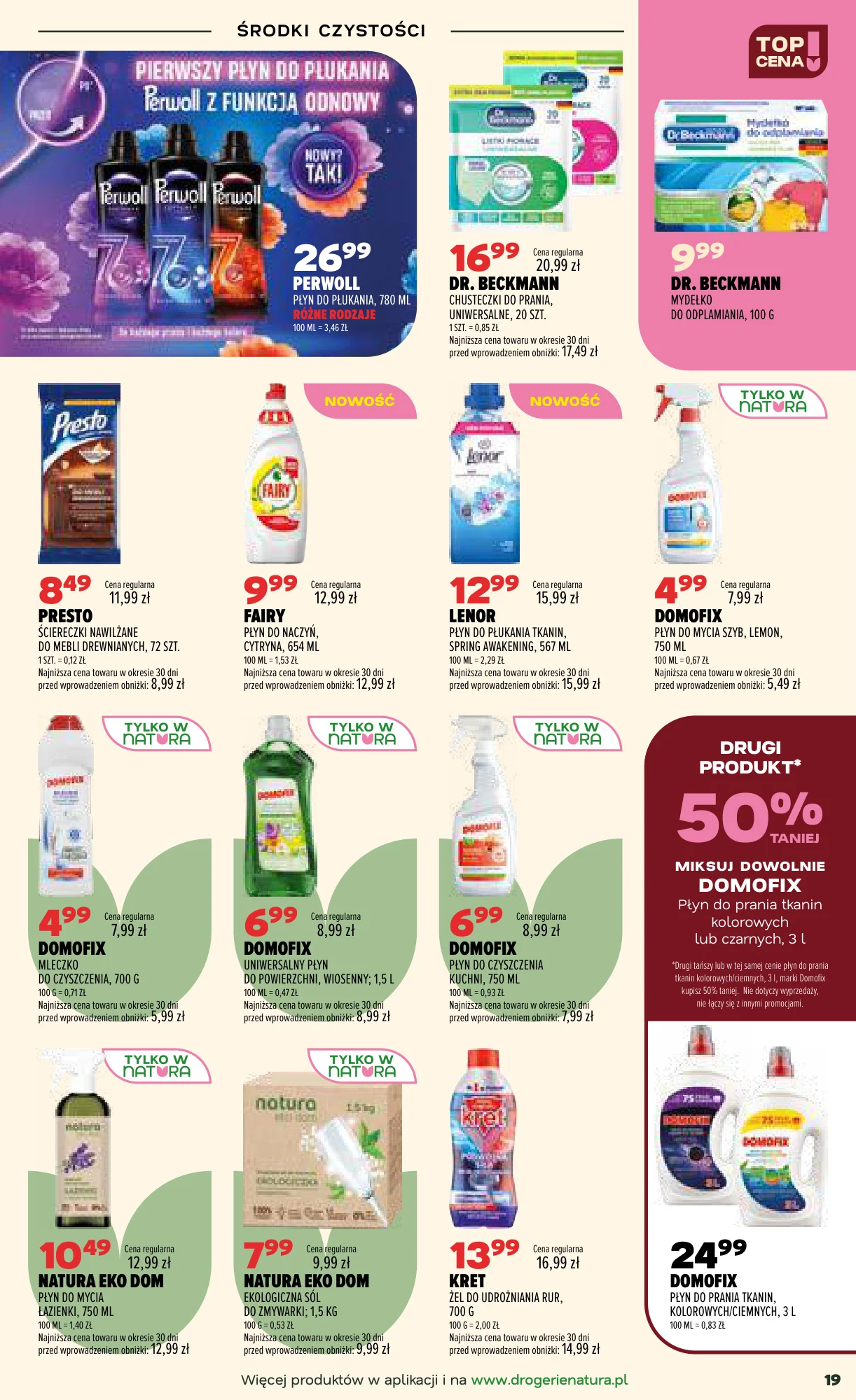 Gazetka promocyjna Drogerie Natura str. 19
