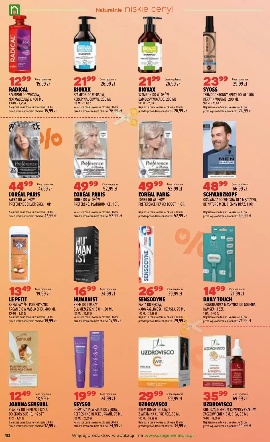 Gazetka promocyjna Drogerie Natura str. 10