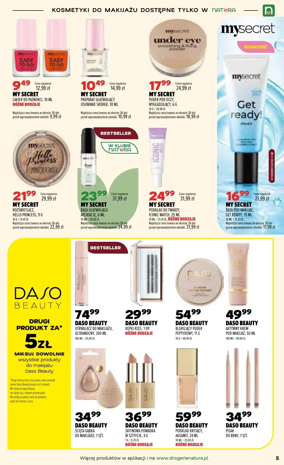 Gazetka promocyjna Drogerie Natura str. 5