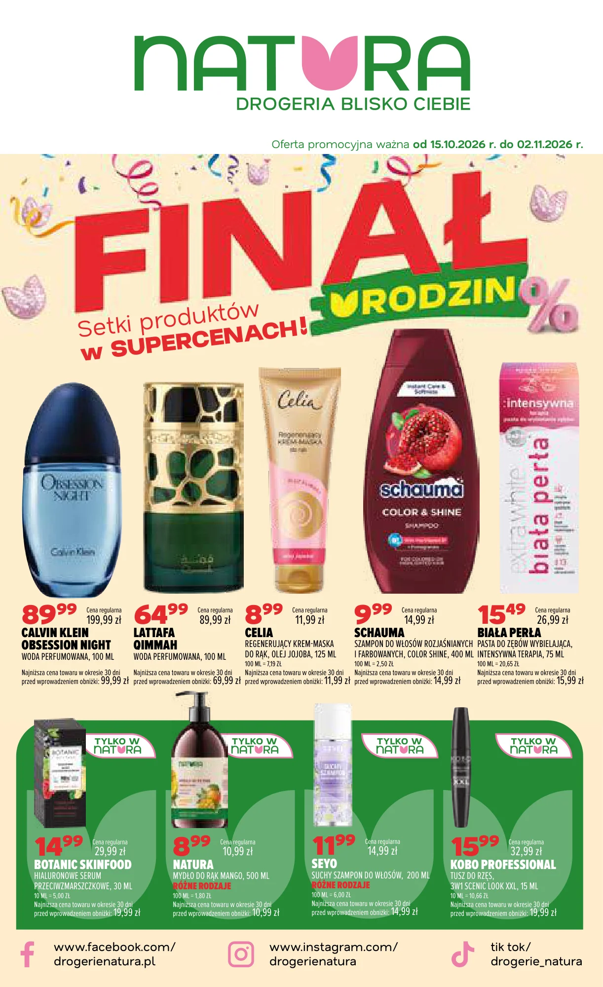 Gazetka promocyjna Drogerie Natura str. 1