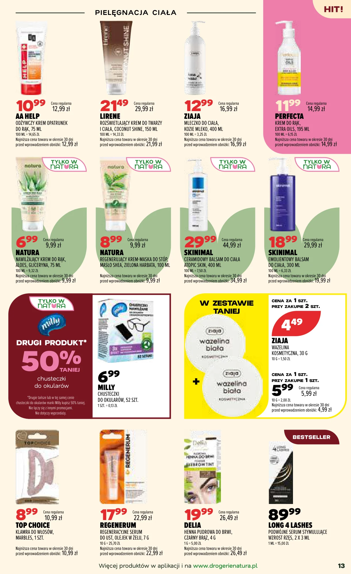 Gazetka promocyjna Drogerie Natura str. 13