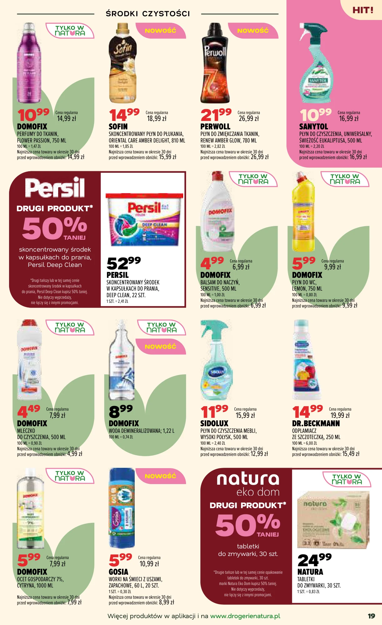 Gazetka promocyjna Drogerie Natura str. 19