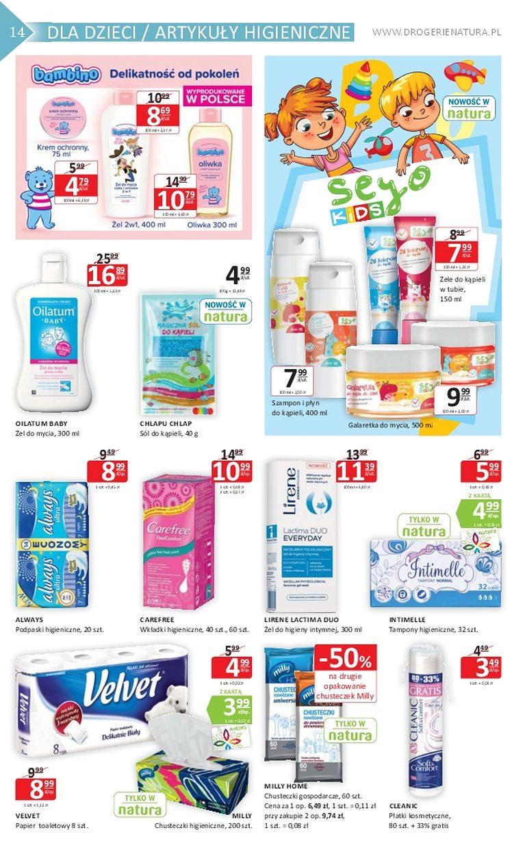 Gazetka promocyjna Drogerie Natura str. 14