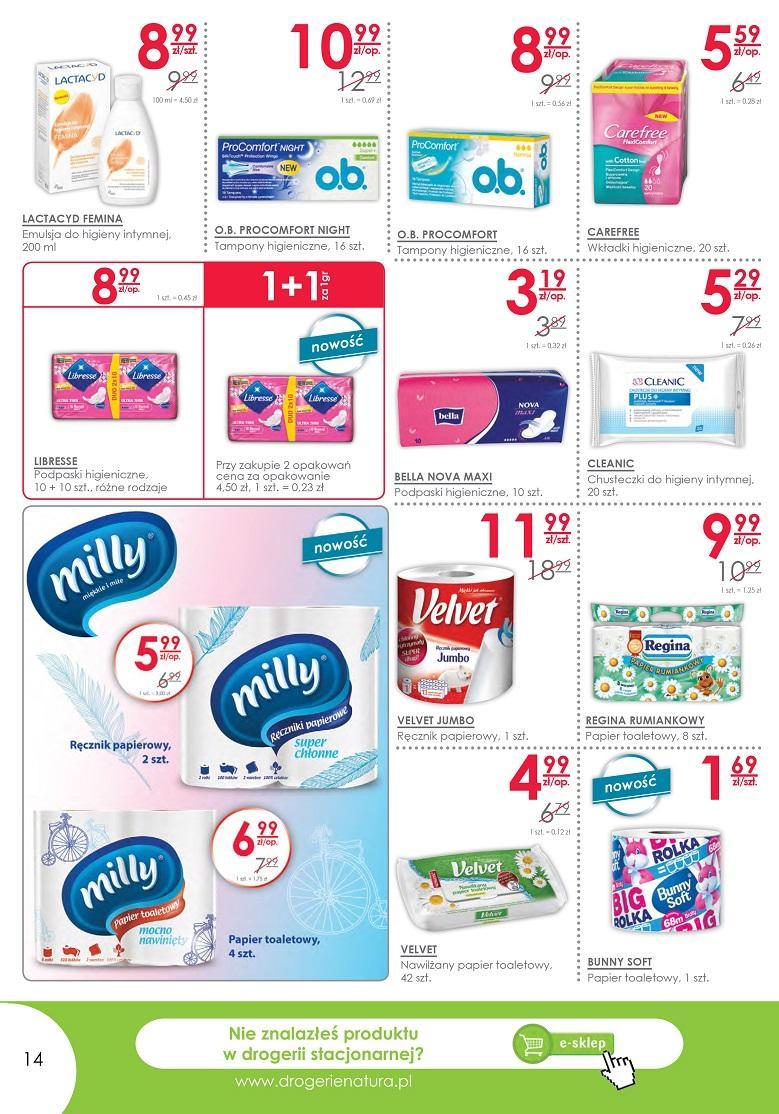 Gazetka promocyjna Drogerie Natura str. 14