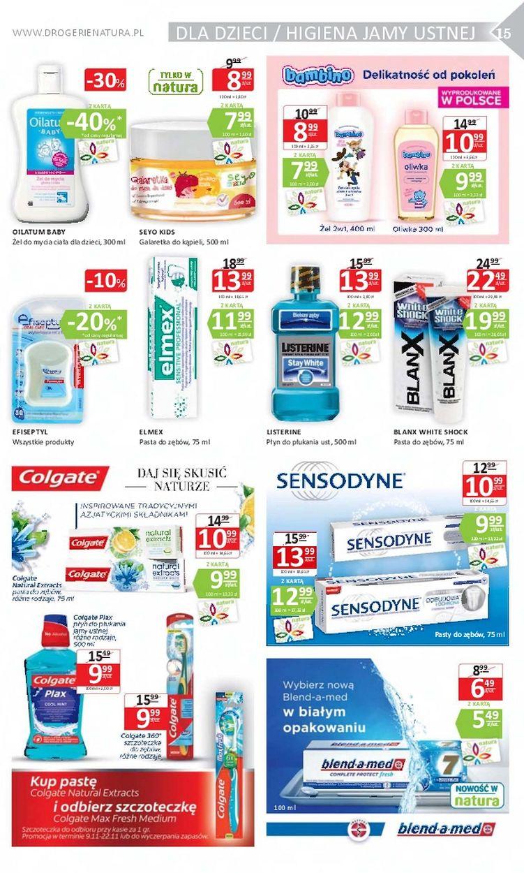 Gazetka promocyjna Drogerie Natura str. 15