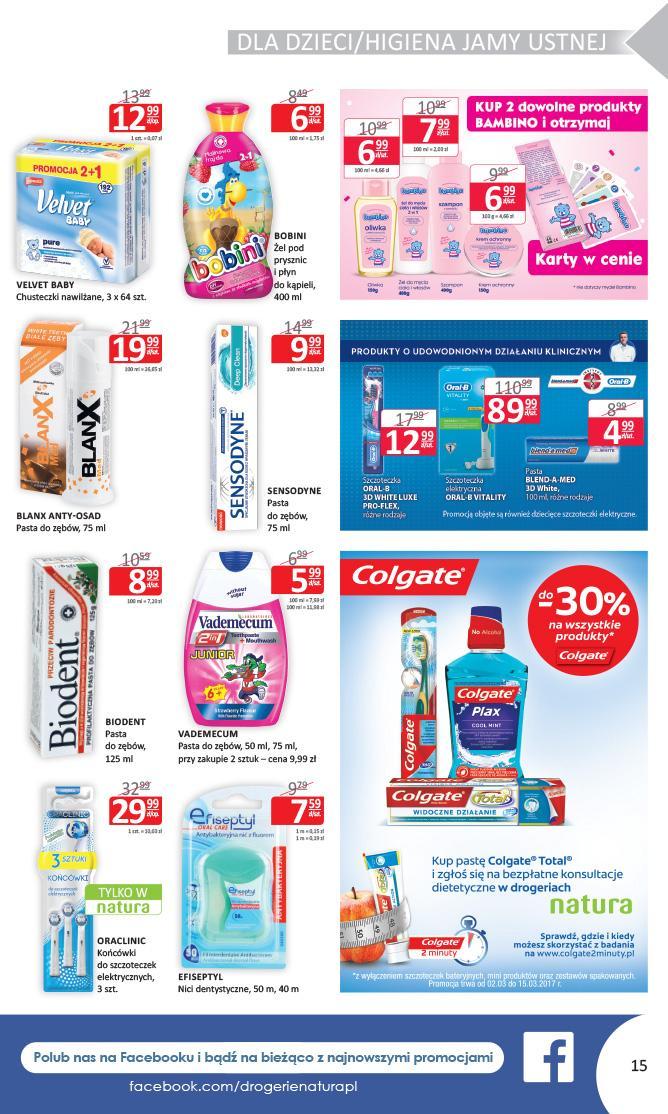 Gazetka promocyjna Drogerie Natura str. 15
